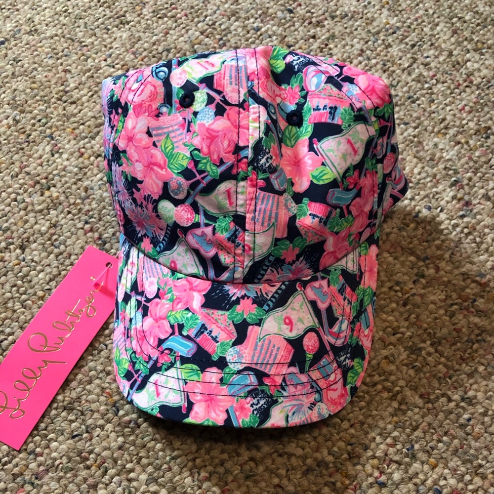🆕 Lilly Pulitzer Run Around Hat Honda Classic - Picture 2 of 13